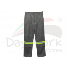 Calça Brim Cinza Calça Brim Cinza