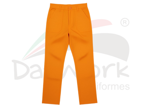 Calça Brim Laranja Calça Brim Laranja