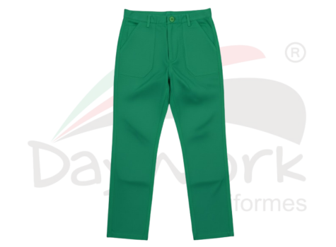 Calça Brim Verde Bandeira Calça Brim Verde Bandeira